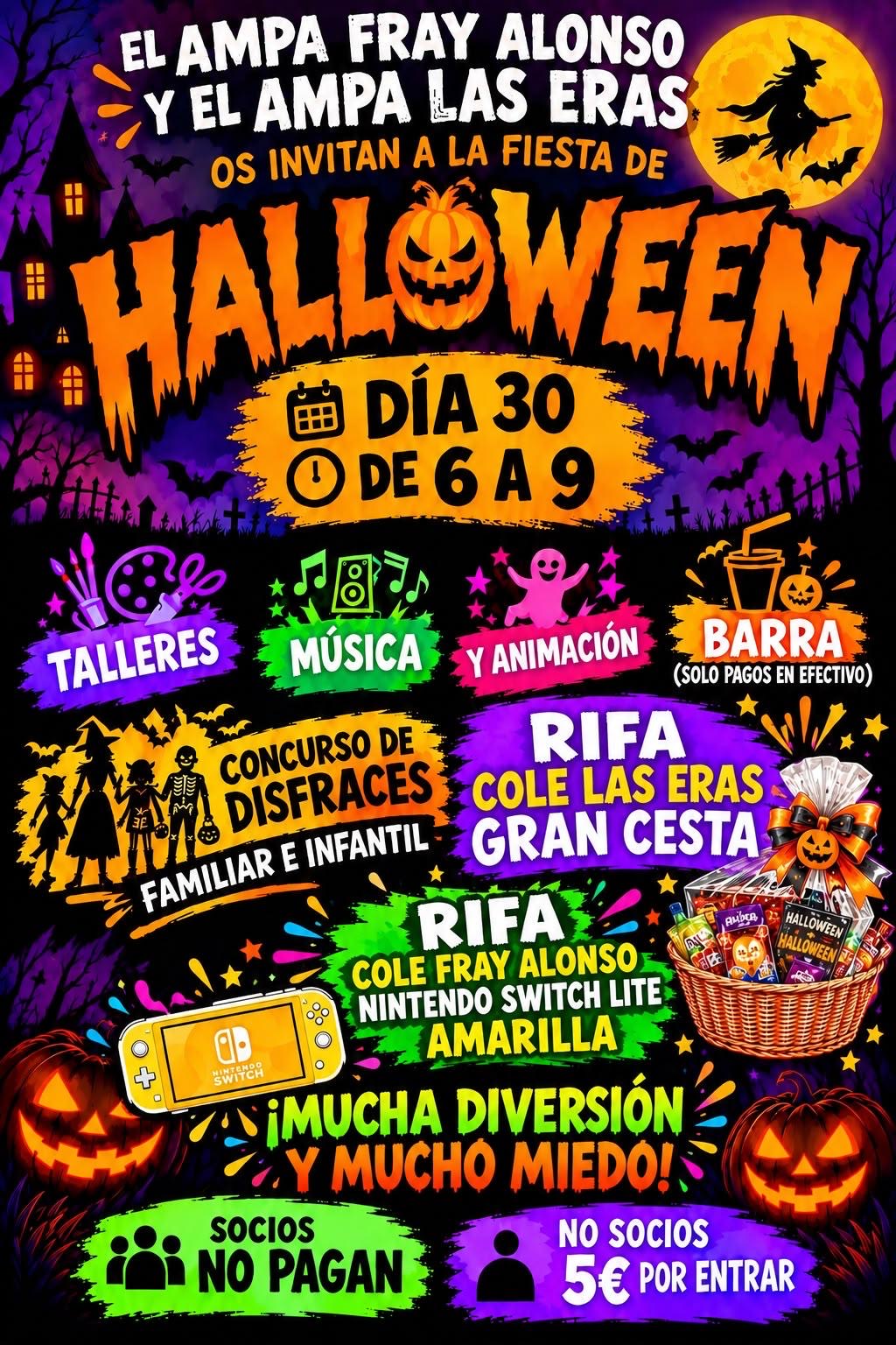 Fiesta de Halloween AMPA Fray Alonso y Las Eras